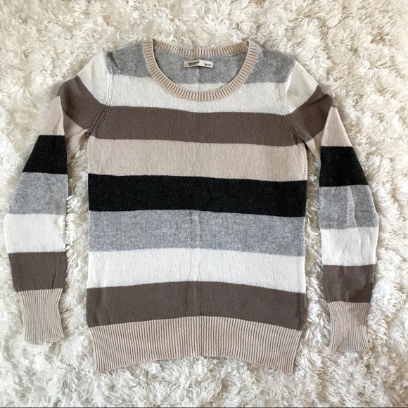 Old Navy Sweaters - Lightweight Soft Striped Sweater Size Medium, EUC